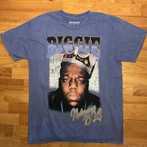 Biggie Notorious BIG Crown Graphic T-Shirt Large